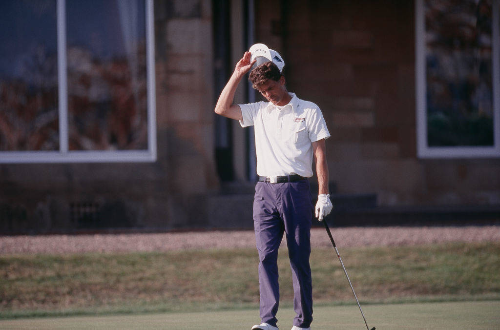 A despondent Jesper Parnevik